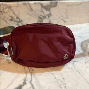 lululemon athletica Deep Red Crossbody Bag